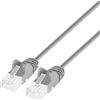 Intellinet Cavo di rete Patch in rame Cat. 6 Grigio UTP Slim 1m