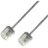 Techly Professional Cavo di rete Patch in rame Cat. 6 Grigio UTP Ultra Slim 1m