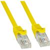 Techly Professional Cavo di rete Patch in rame Cat. 6 Giallo UTP 0,5m