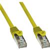 Techly Professional Cavo di rete Patch in rame Cat. 6 Giallo SFTP LSZH 1m