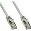Techly Professional Cavo di rete Patch in rame Cat. 6 Grigio SFTP LSZH 1m