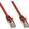 Techly Professional Cavo di rete Patch in rame Cat. 6 Rosso SFTP LSZH 1m