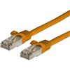 Techly Professional Cavo di rete Patch in rame Cat. 6A Arancione SFTP LSZH 2m