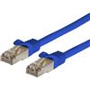 Techly Professional Cavo di rete Patch in rame Cat. 6A Blu SFTP LSZH 2m