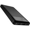 Hoco Batteria portatile Hoco J72 Easy Powerbank 10000mAh 2xUsb-a Nero [J72 BLACK]