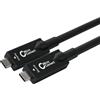 Microconnect USB3.2CC15OP cavo USB 3.2 Gen 2 [3.1 2] 15 m C Nero (Premium USB-C 1 Fiber - Hybrid Cable 15m Warranty: 24M) [USB3.2CC15OP]