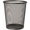 Adatto-M T150131 Gettacarte perforato metallo nero 13 litri