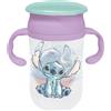 DISNEY TATAWAY Bicchiere da Viaggio 395 ml Design Disney Stitch adatta per Lavoro Auto