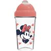 DISNEY TATAWAY bicchiere Minnie con cannuccia flessibile 295 ml tazza per bambini Auto