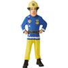 Rubie's IT620779-M - Costume per Bambini Sam Il Pompiere Deluxe B.No, S