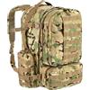 DEFCON 5 ZAINO MILITARE 60 LITRI MODULARE BACK PACK MULTICAM DEFCON 5 D5-S100022 MC