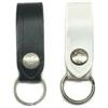 VEGA HOLSTER 1V16 PORTA CHIAVE IN PELLE DA CINTURA ANELLO IN METALLO NERO BIANCO
