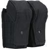 101 INC TASCA UTILITY DOPPIA SOFTAIR MOLLE POUCH BIG BLACK PER AK47 / ODIN / GAS 101 INC 359801 BK