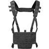 MIL-TEC 13530402 GILET TATTICO SOFTAIR NERO CHEST RIG VEST LIGHTWEIGHT