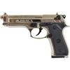 BRUNI PISTOLA A SALVE SCACCIACANI 92 CALIBRO 9MM NIKEL BR-1305N