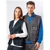 Black Spider Abbigliamento personalizzate. Gilet da lavoro multitasche unisex Black S Steel - Black Spider personalizzate o neutre