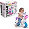 FEBER - Baby Unicorn, Corridoio a forma di unicorno, 2 in 1 Corridoio e dondolo, Inluisce il suono di relinche e jogging, sviluppa capacità psicomotrici, bambini +3 anni, famoso (FED35000)