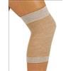 Manifattura Bernina Tutore ginocchio in lana e cotone Elan beige