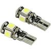 CARALL 24V Lampada Led Canbus T10 W5W Bianco Per Camion Bus Barca 5 Smd 5050 Luci Posizione Targa