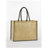 Westford Mill Borse in juta con manici in cotone Westford Mill personalizzate o neutre