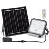 Aigostar Faro Led 50W Grigio con pannello solare IP66 RGB + Bianco freddo 6500K Dimmerabile con telecomando e sensore crepuscolare Aigostar