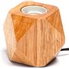 Aigostar Portalampada da tavolo Rombo in legno E27 80×80 mm Aigostar