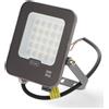 M LEDME Faro proiettore Led 20W Nero da esterno IP65 Bianco freddo 6000K M LEDME