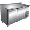 FORCAR-FREDDO G-SNACK2200TN - Tavolo refrigerato inox ventilato - 2 porte con alzatina