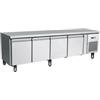 FORCAR-FREDDO G-UGN4100TN - Banco tavolo refrigerato ventilato per gastronomia, alto 65 cm