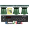 POWER DYNAMICS IMPIANTO AUDIO DA GIARDINO con finale 100v PDM45 e 4x casse GS530