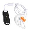 Asixxsix Lettore MP3 con a Conduzione Ossea, Lettore Musicale FM Impermeabile IPX8 USB Ricaricabile Portatile 4 GB MP3 Subacqueo con Auricolare e Clip per Nuoto, Surf, Immersioni, Corsa,