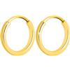 Mast Industria Italiana MJ POST 506 ORECCHINO DEFINITIVO MEDICAL JEWELS CERCHIETTO GOLD