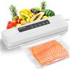 Vihoom Macchina Sottovuoto Alimenti 5 in 1, Automatica Sigillatore Sottovuoto Macchina per Alimenti Secchi che Umidi, con 10 Sachetti Sottovuoto e Tubo Sottovuoto