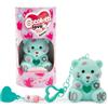 Coccolotti Love&Tell 4ever - Orsetto Acquamarina, Con Funzione Registrazione e Portachiavi Charm, Animali Interattivi Giocattolo,Per Bambini 4 Anni +, Giochi Preziosi