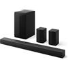 Lg Soundbar 5.1 Canali Potenza 440W Dolby Digital, DTS, con Subwoofer e Casse Posteriori colore Nero - S60TR