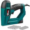 NEU MASTER Sparachiodi Elettrica, Graffettatrice/Chiodatrice Elettrica per DIY Tappezzeria Leggera/Legno/Lavori Tessili, Inclusi 400 Graffe e 200 Chiodi