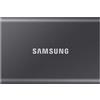 Samsung T7 SSD Esterno Portatile 1TB USB 3.2 Gen 2, 10 Gbps, Type-C, Grigio Titanio