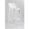 BELLELLI DESIGN Sgabello Cucina Policarbonato extralucido Mahi Mahi - Bianco puro - H 66
