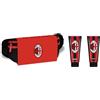 Naturaverde | MILAN Gift Set 2023 Marsupio, Cofanetto Regalo con Shampoo 100ml, Gel Doccia 100ml e Marsupio con Logo AC Milan