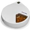 Closer Pets Cat Mate Alimentatore automatico per animali domestici a cinque pasti con inserti in acciaio inox e impacchi di ghiaccio (C500)
