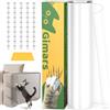 Gimars Protezione Divano Graffi Gatto 20cm x 5m - Nastro Adesivo Antigraffio Gatto Divano Trasparente per Poltrona, Porta e Parete - Protezione Artigli per Gatti e Cani