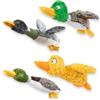 Best Pet Supplies, Anatra giocattolo interattivo per cani con materiali increspati e suoni squillanti per cuccioli o cani di piccola e media taglia in peluche, confezione da 3 anatre (mistery box