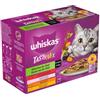 Whiskas 1+ Tasty Mix Scelto dallo Chef in salsa cibo umido per gatti multipack (bustine 85 g) 1 verpakking (60 x 85 g)