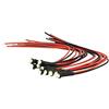 LEDLUX 10 Pezzi Micro Mini Lampada Led Con Filo 12V Smd 3528 Luci Spia Per Auto Jeep, Giallo