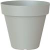 Artevasi Capri, Vaso Rotondo in plastica, 60cm, Colore Grigio Chiaro