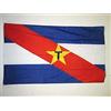 AZ FLAG Bandiera Movimento di Liberazione Nazionale Tupamaros Dell'Uruguay 150x90 cm - Bandiera Mln 90 x 150 cm Foro per Asta