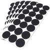 Adsamm® / 105 x feltrini autoadesivi/Nero/ø 30 mm/Rotondo/piedini per mobili in feltro da 3.5 mm di spessore/pad protettivi per arredi