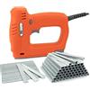Tacwise 1703 140EL Pro Graffatrice/Chiodatrice Elettrica Brad con 5.000 Punti e 2.000 Chiodi, utilizza Graffette tipo 140 e Chiodi tipo 18G