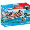 Playmobil Gommone dei pompieri e aquascooter 71464 di Playmobil