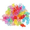 Hztyyier Ciuccio Acrilico da 100 Pezzi, Decorazione Festaiola Neonato Battesimo Party Unisex per Doccia Bambino, Idee Regalo Festa Colorata e Divertente for Allestimento Tavoli e Sacchettini Souvenir
